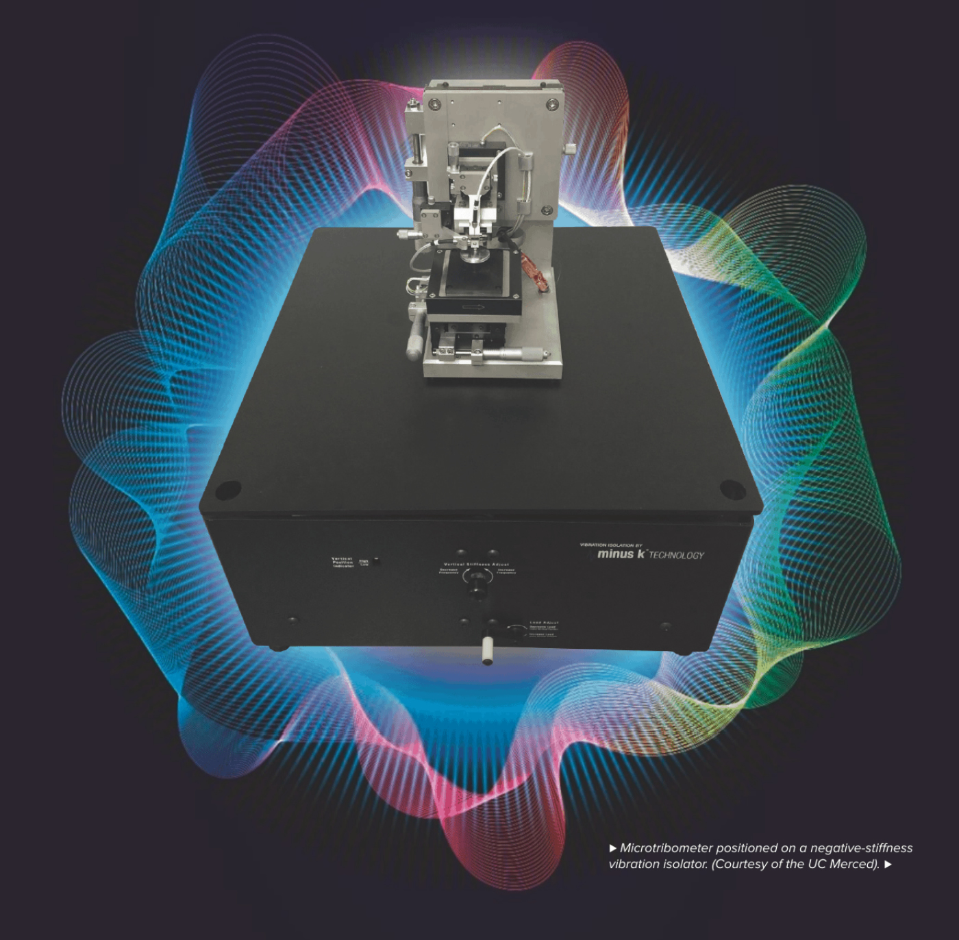 Microtribometer Vibration Isolation | Negative Stiffness Isolator